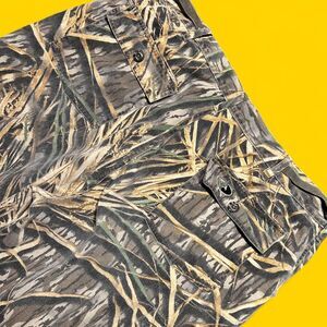 2000s Mossy Oak Camo Hunting Pants – Grass/Brush Pattern – Size XL